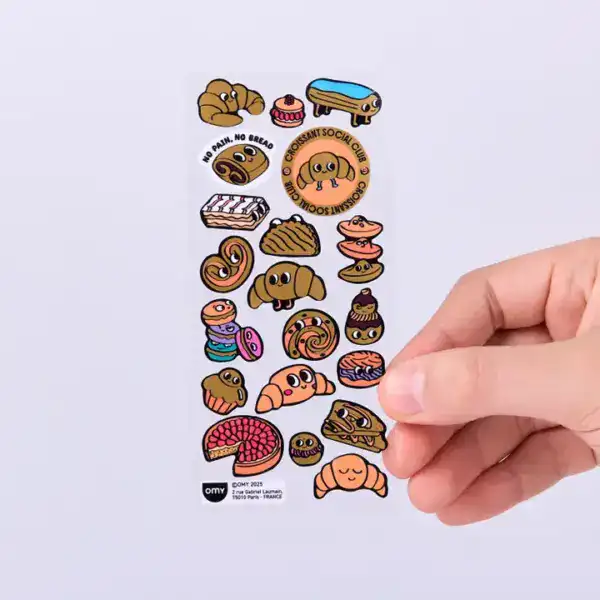 OMY Fabulous Stickers - Croissant - Image 3