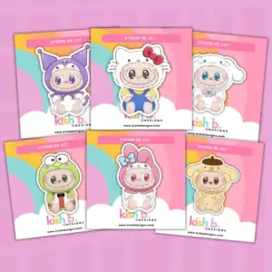 Labubu Character Stickers