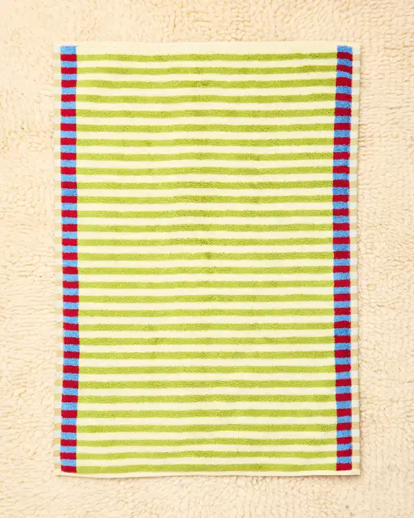 Dusen Dusen Lanternfly Stripe Thick Cotton Bathmat - Image 2