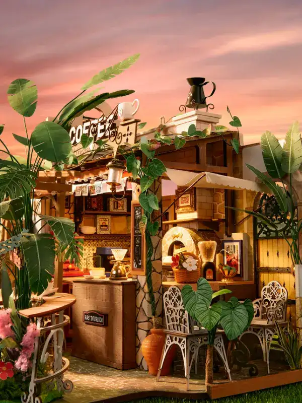 Rolife Leafree Café Diy Miniature House - Image 6