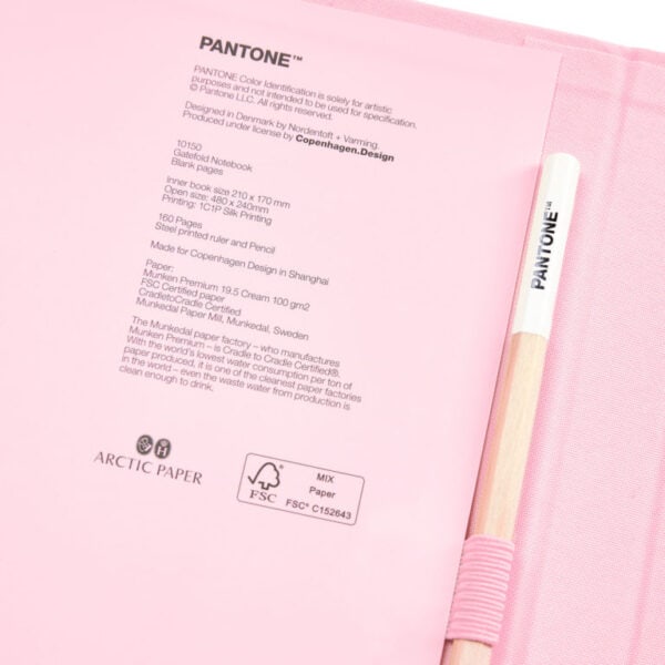 Pantone Lined Notebook With Pencil - Image 3