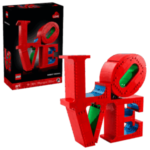 Lego Art LOVE Robert Indiana Sculpture Set