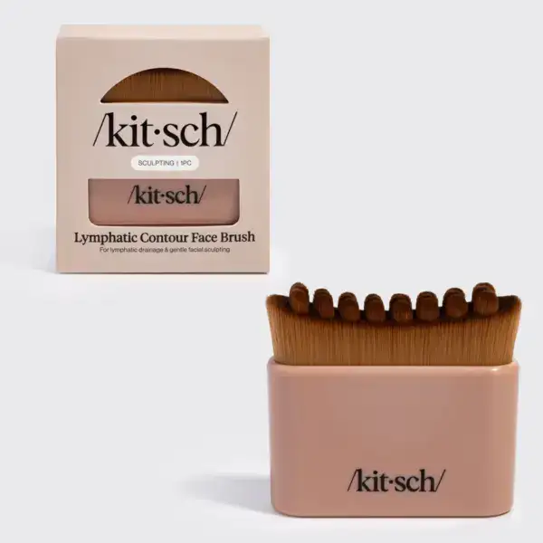 KITSCH Lymphatic Contour Face Brush (Black or Terracotta) - Image 6