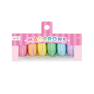 OOLY Macarons Vanilla Scented Puzzle Erasers