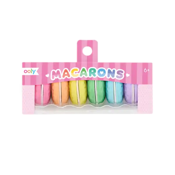 OOLY Macarons Vanilla Scented Puzzle Erasers