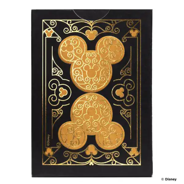Bicycle Mickey Mouse Black and Gold Playing Cards - Image 4