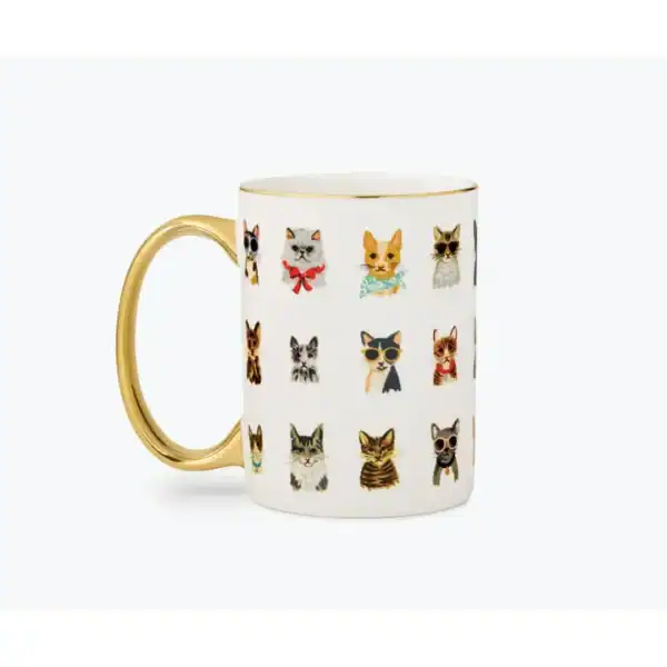 Rifle Paper Co: Cool Cats Porcelain Mug - Image 2