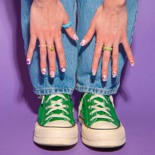 OMY Nail Art Stickers Flowers - Image 6