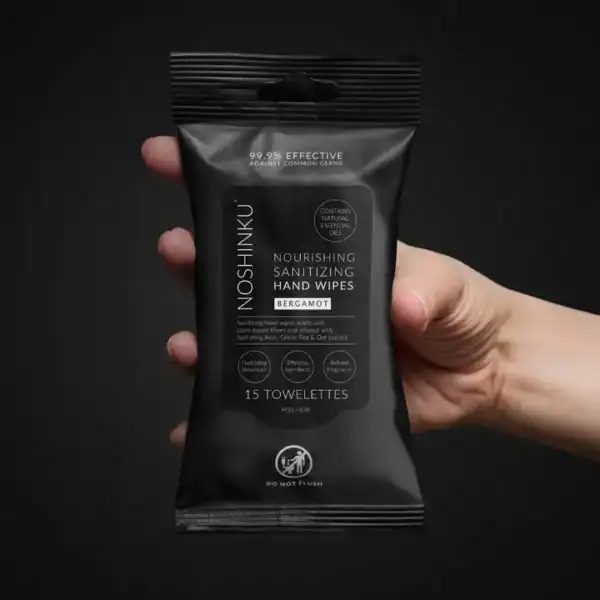 NOSHINKU Bergamot Hand Sanitizing Wipes