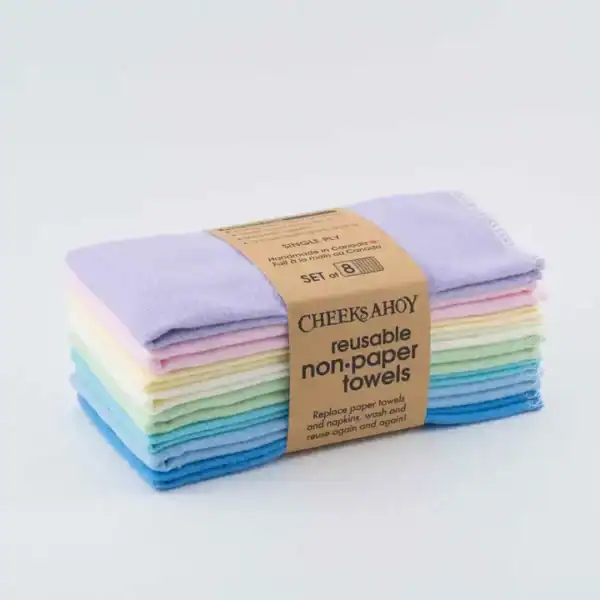 Reusable Non Paper Towels - 8 Pack