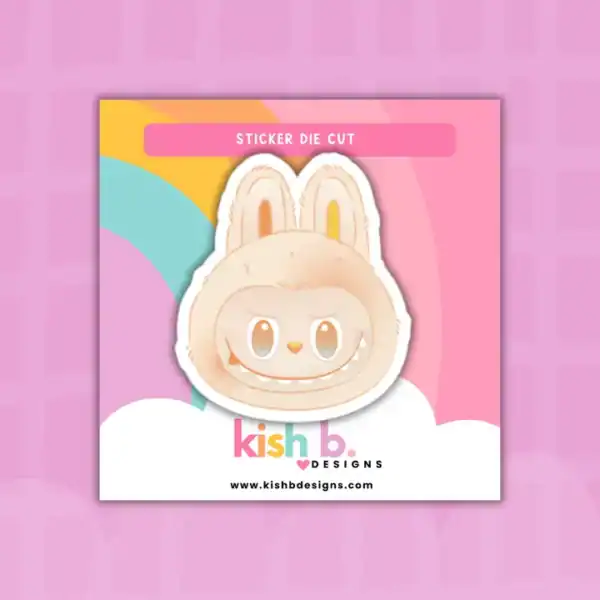 Labubu Face Stickers - Image 9