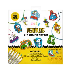 OOLY x Peanuts: DIY Shrink Art Kit
