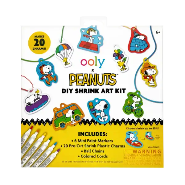 OOLY x Peanuts: DIY Shrink Art Kit