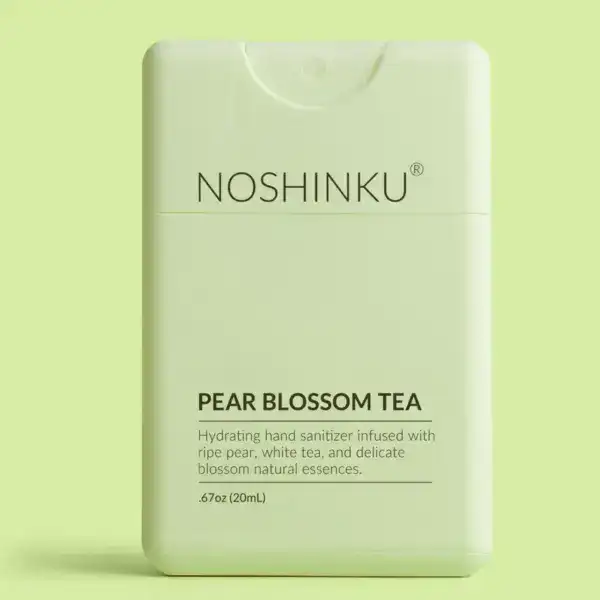 NOSHINKU Pear Blossom Tea Hydrating Pocket Hand Sanitizer Refillable - Image 7