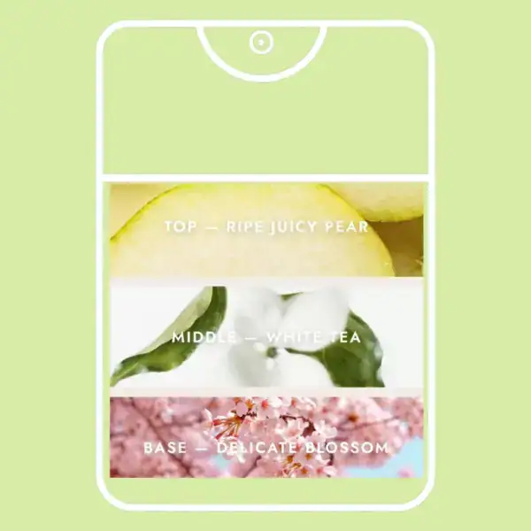 NOSHINKU Pear Blossom Tea Hydrating Pocket Hand Sanitizer Refillable - Image 2
