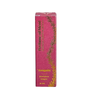 Ha'a & Co Natural Perfume Oil Blend: 'Awaouhi Hawaiian Ginger