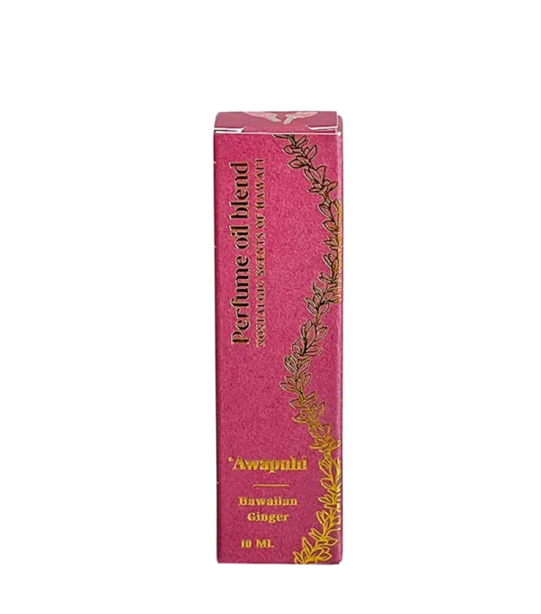 Ha'a & Co Natural Perfume Oil Blend: 'Awaouhi Hawaiian Ginger