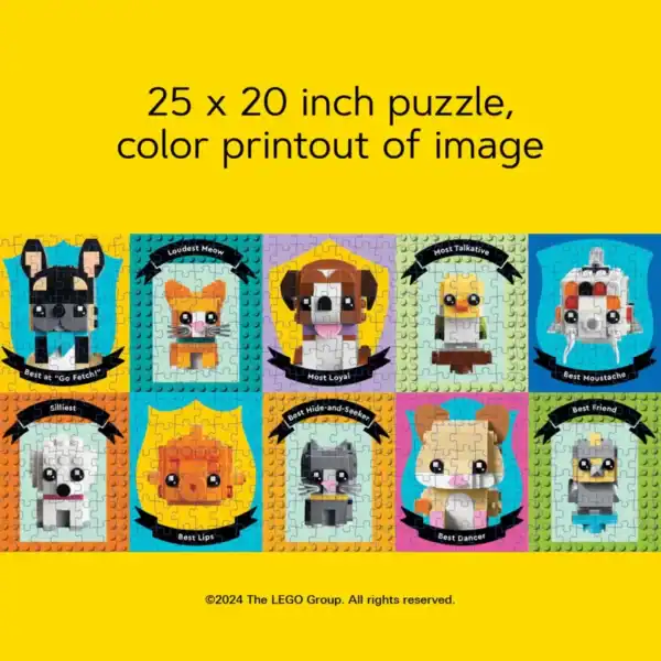 LEGO Pet Pals 1000-Piece Puzzle - Image 2
