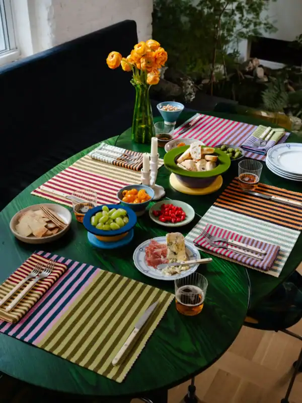 Dusen Dusen Dual Stripe Placemat Set of 4 - Image 11