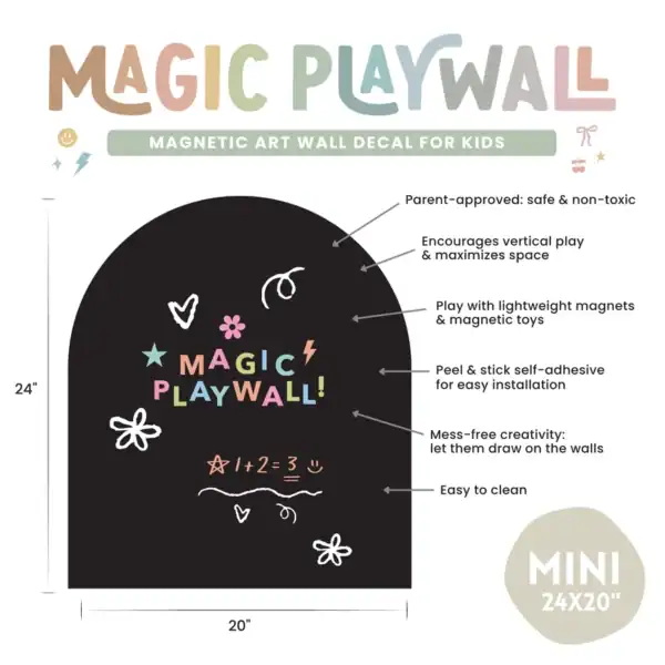 Mini Magic Playwall - Arch Magnetic Art Wall Decal - Image 5