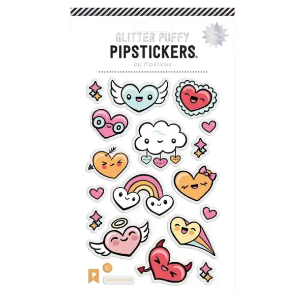 Pipsticks Puffy Stickers