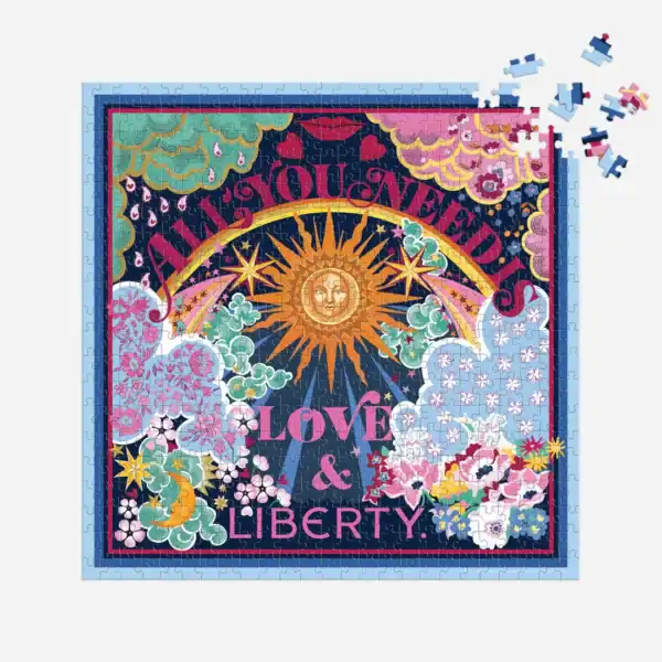 Liberty All You Need is Love 500 Piece Book Puzzle - Image 2