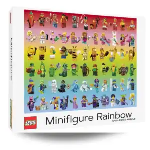LEGO Minifigure Rainbow 1000-Piece Puzzle