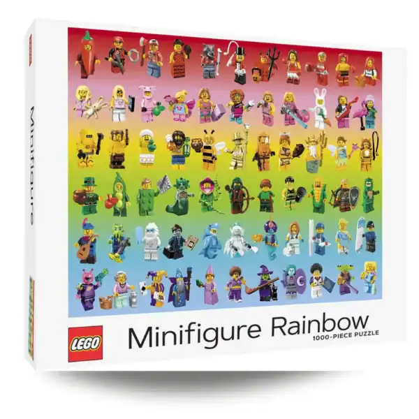 LEGO Minifigure Rainbow 1000-Piece Puzzle