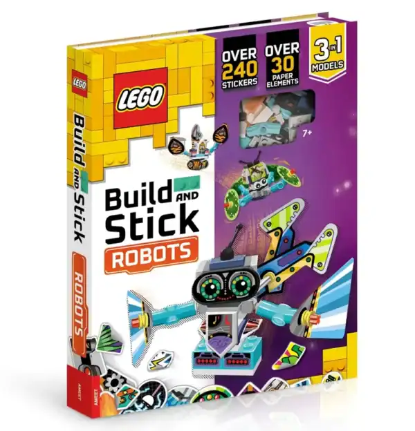 LEGO® Books Build and Stick: Robots