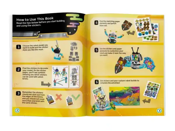 LEGO® Books Build and Stick: Robots - Image 6