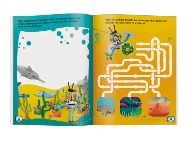 LEGO® Books Build and Stick: Robots - Image 3