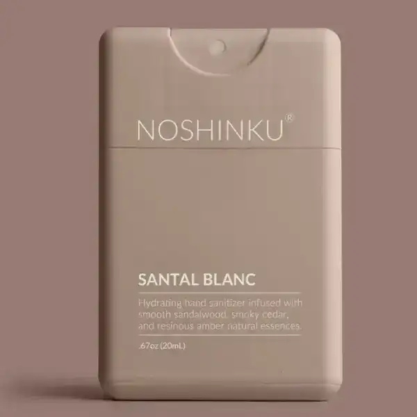 NOSHINKU Santal Blanc Hydrating Pocket Hand Sanitizer Refillable - Image 4