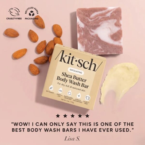 Kitsch Shea Butter Exfoliating Body Wash - Image 3