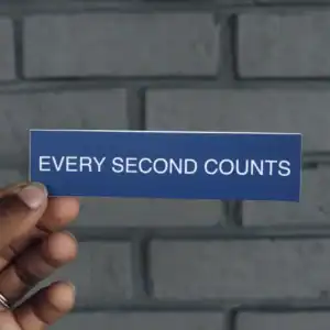 The Bear Every Second Counts Sticker