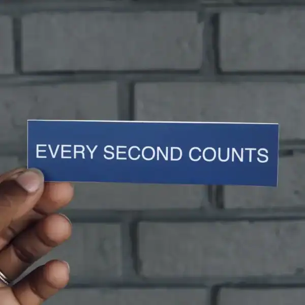 The Bear Every Second Counts Sticker