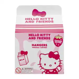 Hello Kitty Strawberry Flocked Hangers Keychain Blind Box