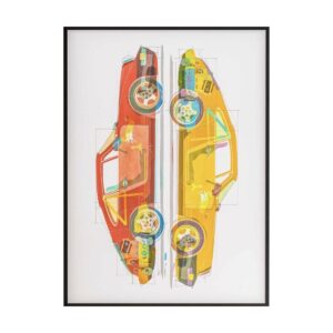 Stephen Selzler Print - "964 GUT CHECK"