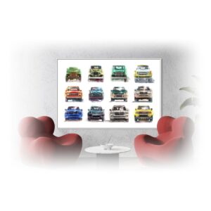 Stephen Selzler Print - "HISTORIC TOYOTA LAND CRUISER"