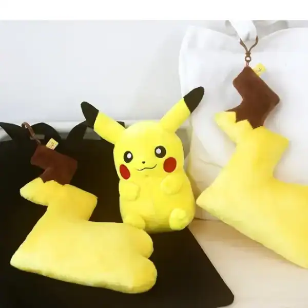 Pokemon Pikachu Plush Tail Key Ring Large - Image 6
