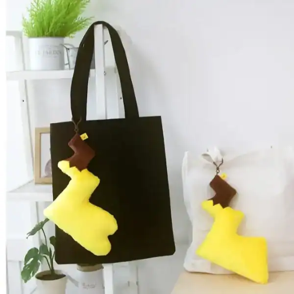 Pokemon Pikachu Plush Tail Key Ring Large - Image 4