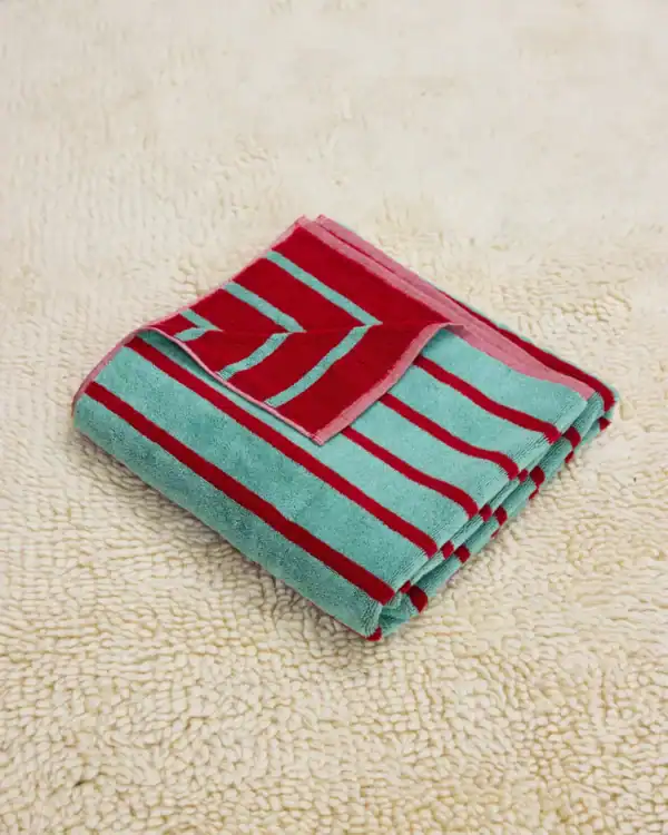 Dusen Dusen Bird Stripe Towel - Image 4