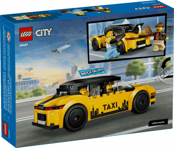 LEGO Yellow Taxi | City Taxi - Image 3
