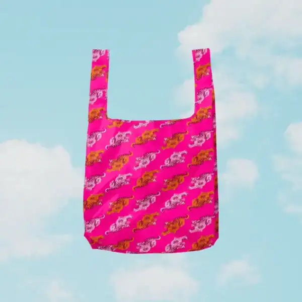 Party Mountain Paper Co. Foldable Nylon Tote Bag - Image 2