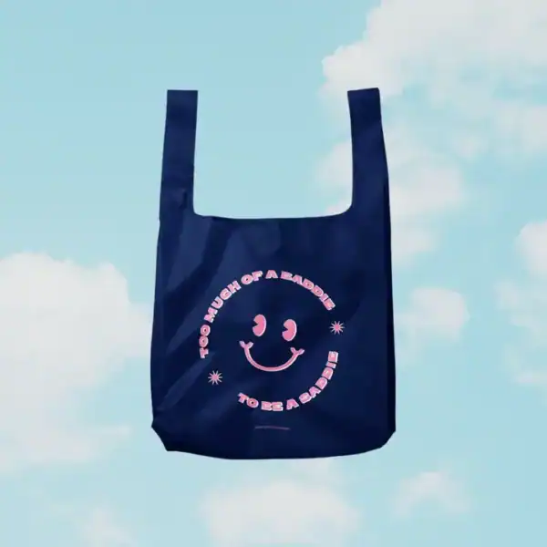 Party Mountain Paper Co. Foldable Nylon Tote Bag - Image 3