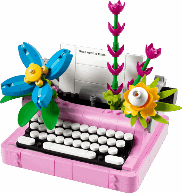 LEGO Creator Typewriter with Flowers 3-in-1 - Image 3
