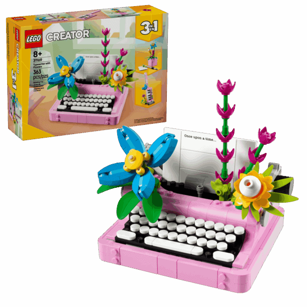 LEGO Creator Typewriter with Flowers 3-in-1