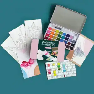 Flower Girls Watercolor Painting Kit