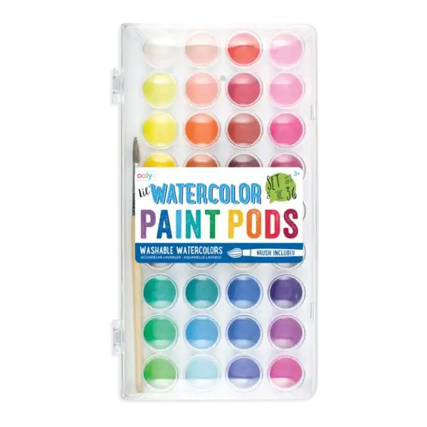 OOLY Lil' Watercolor Paint Pods (37 PC Set)