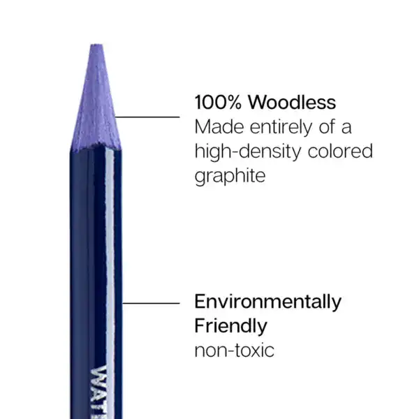 KINGART PRO Woodless Watercolor Pencils 24 Colors - Image 4