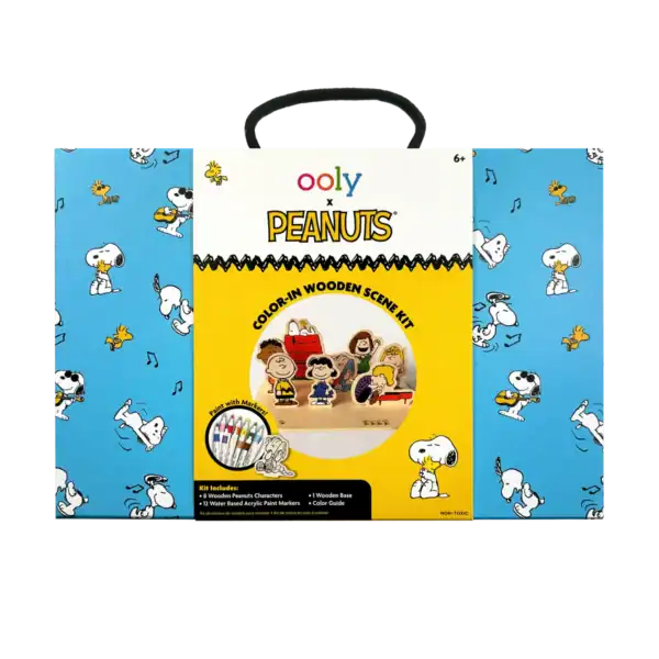 OOLY x Peanuts: DIY Wood Scene Kit